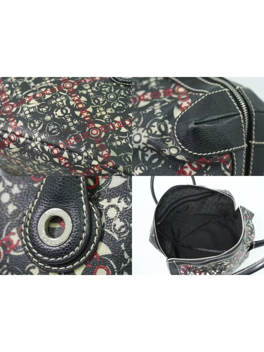 Chanel Coco Travel Mini Boston Bag Black